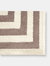 Casa CAS120B Contemporary Beige and Cream Rectangular Area Rug