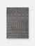 Casa Moroccan Trellis Soft Area Rug - Grey