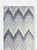 Cruz Contemporary Chevron Area Rug - Blue