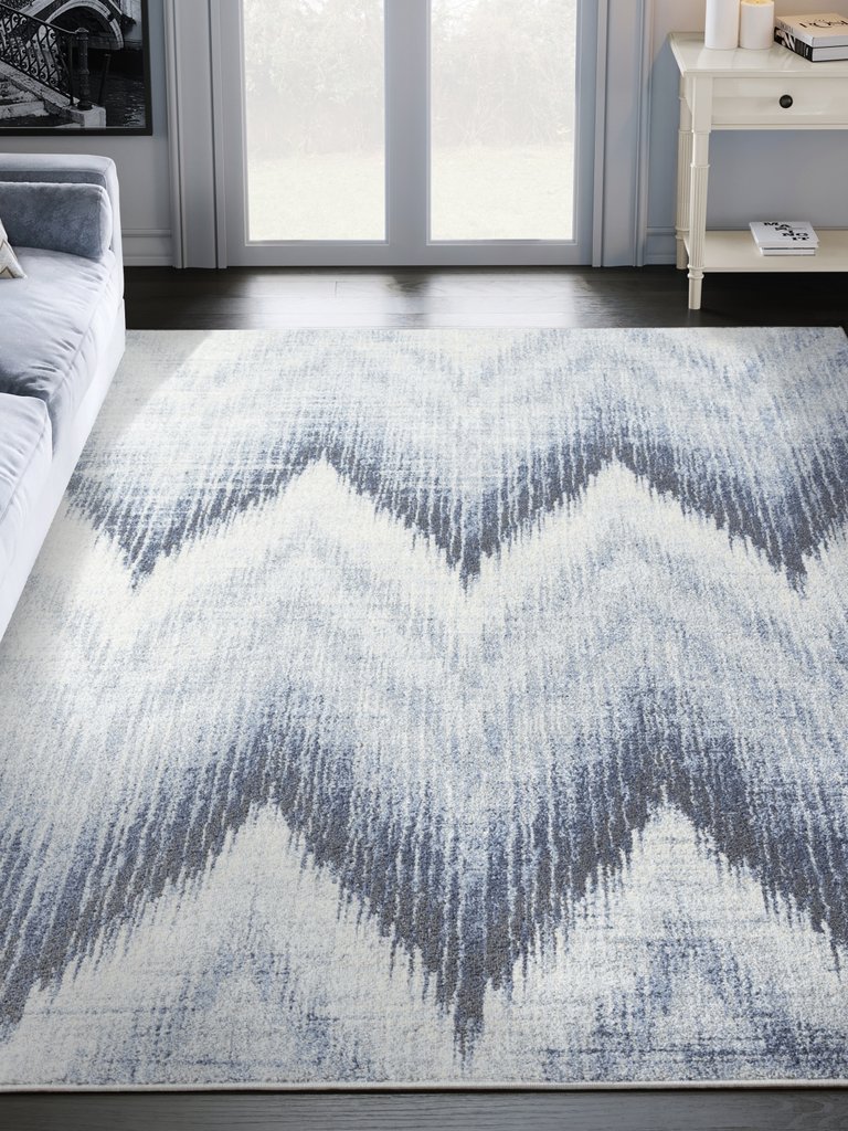 Cruz Contemporary Chevron Area Rug