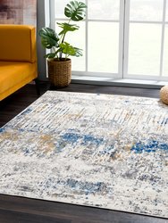 Dun Contemporary and Landscape Area Rug