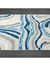 Hampton HAM200B Contemporary Grey Blue Zebra Print