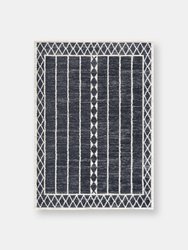 Nuevo NUE110A Tribal Grey Charcoal Area Rug