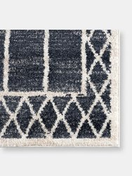 Nuevo NUE110A Tribal Grey Charcoal Area Rug