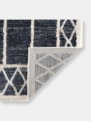 Nuevo NUE110A Tribal Grey Charcoal Area Rug