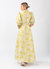 Charlotte Collared Gown Pear Blossom