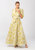 Charlotte Collared Gown Pear Blossom - Green