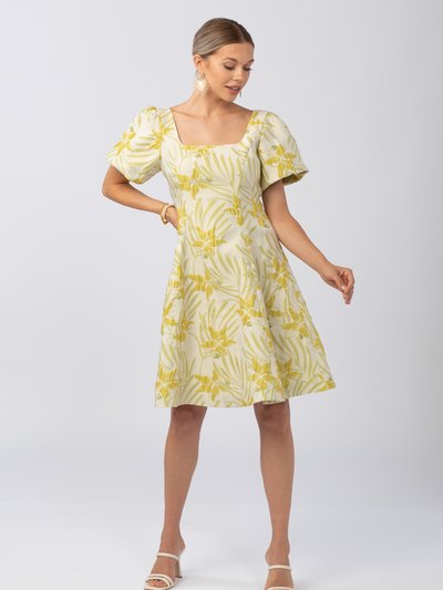 Abbey Glass Margot Square Neck Dress Pear Blossom product