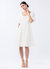 Margot Square Neck Dress - White