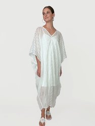 Rosemary Caftan Dress - White