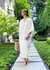 Rosemary Caftan Dress - White - White