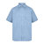 Absolute Apparel Mens Short Sleeved Classic Poplin Shirt - Light Blue