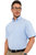 Absolute Apparel Mens Short Sleeved Oxford Shirt (Light Blue)