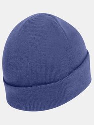 Knitted Turn Up Ski Hat - Royal