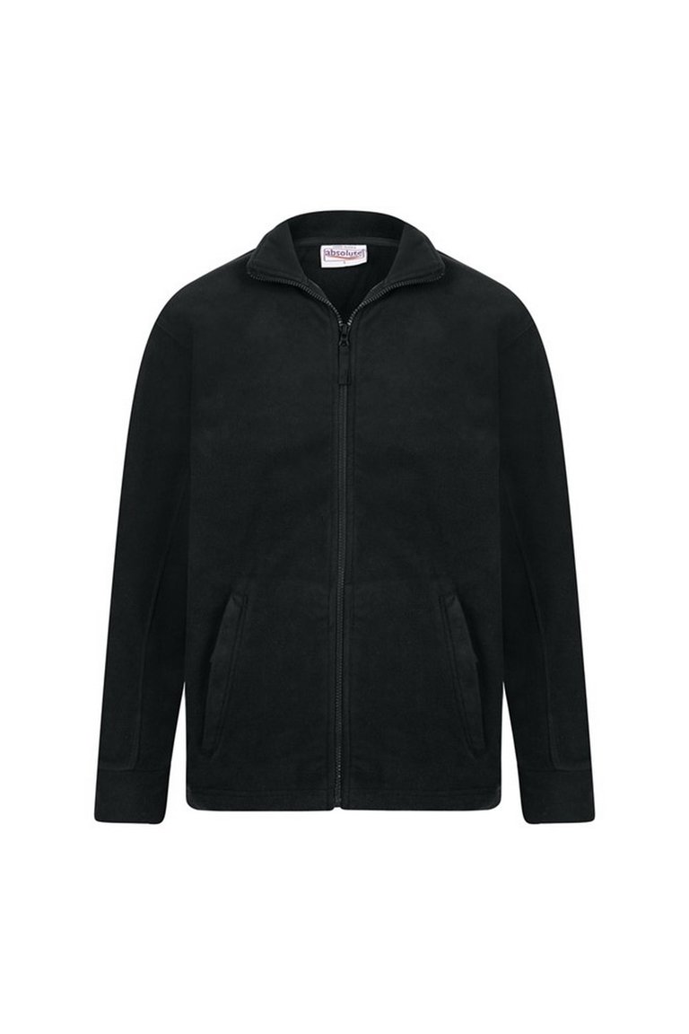 Mens Alaska Full Zip Fleece Jacket - Black Opal