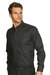 Mens Long Sleeved Oxford Shirt - Black - Black