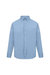 Mens Long Sleeved Oxford Shirt - Light Blue