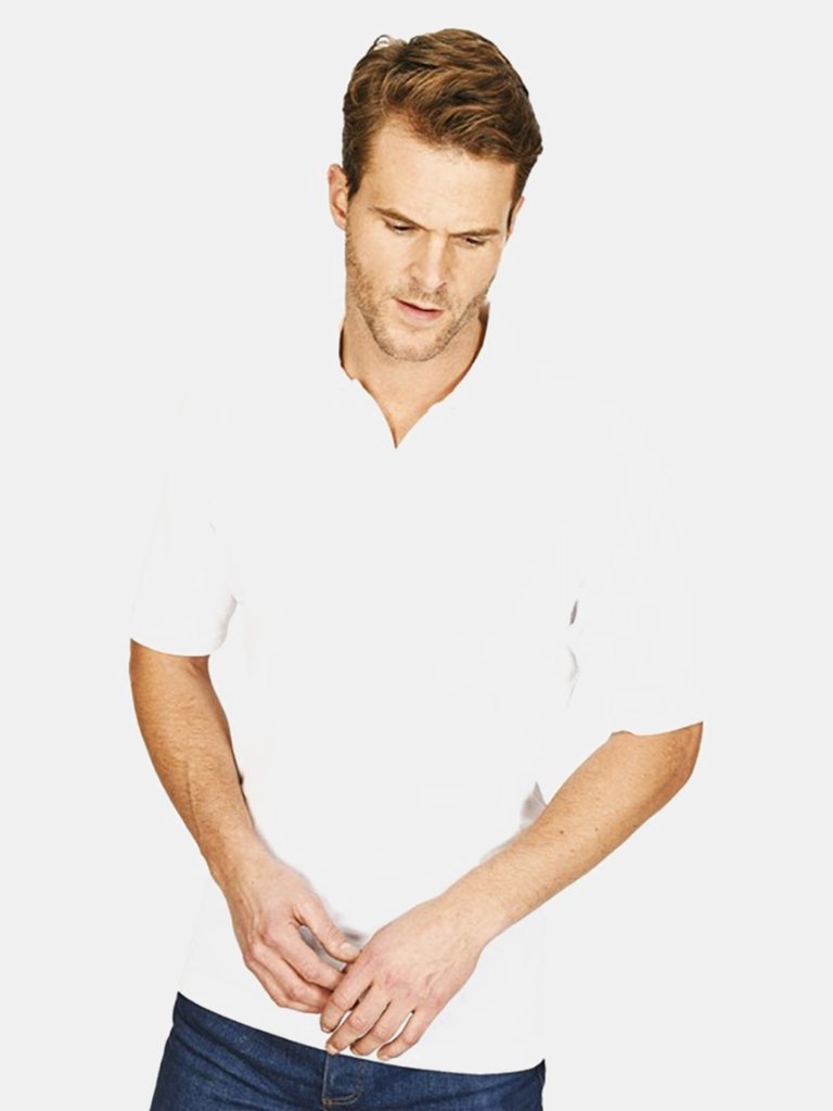 Mens Pioneer Polo - White