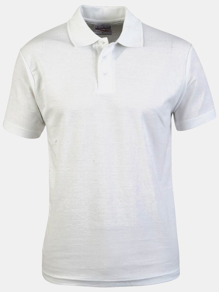 Mens Pioneer Polo - White - White