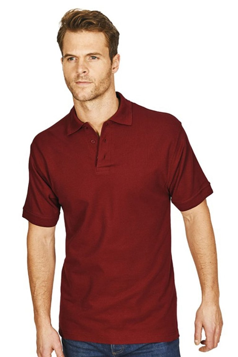 Mens Precision Polo - Burgundy