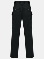 Mens Workwear Utility Cargo Trouser - Black