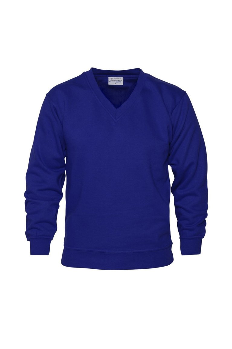 V Neck Sweat - Royal