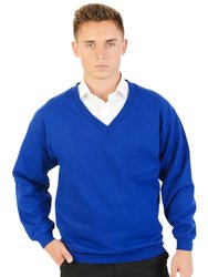 V Neck Sweat - Royal - Royal