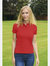 Womens/Ladies Diva Polo - Red