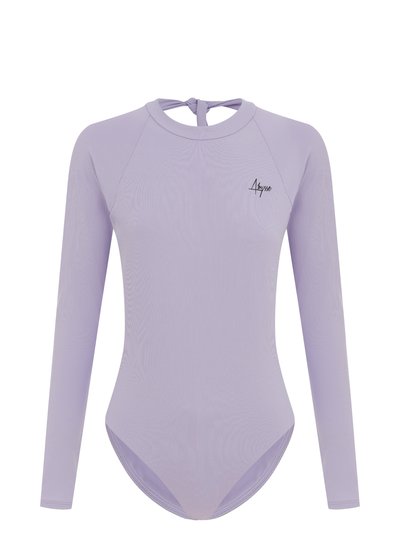 Abysse Billie Long Sleeve One Piece - Lilac Rib product