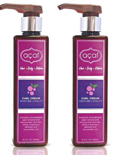 Acai Hair Moisture & Vitality Curl Cream - 2-Pack product