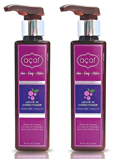 Acai Hair Moisture & Vitality Leave-In Conditioner - 2-Pack product