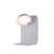 Boing Wall Lamp With Adjustable Diffuser And Integrated LED In White Or Black Embossed Metal - White