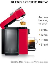 Vertuo Espresso Machine with Aeroccino - Red