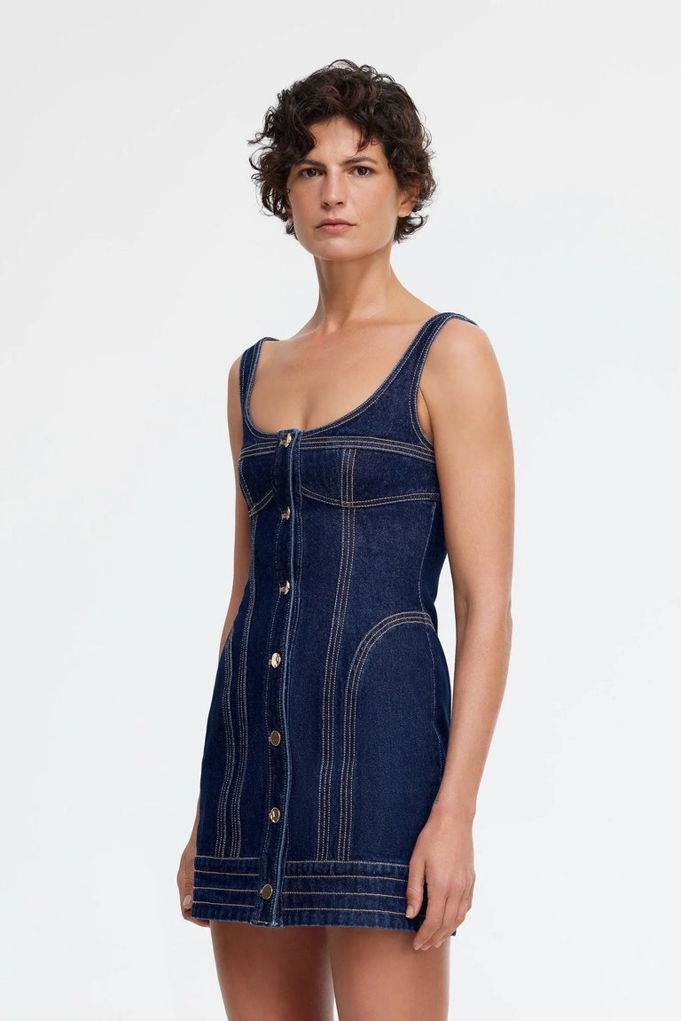 Valleybrook Mini Dress Dark Indigo