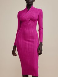 Windsor Dress (Final Sale) - Flamingo