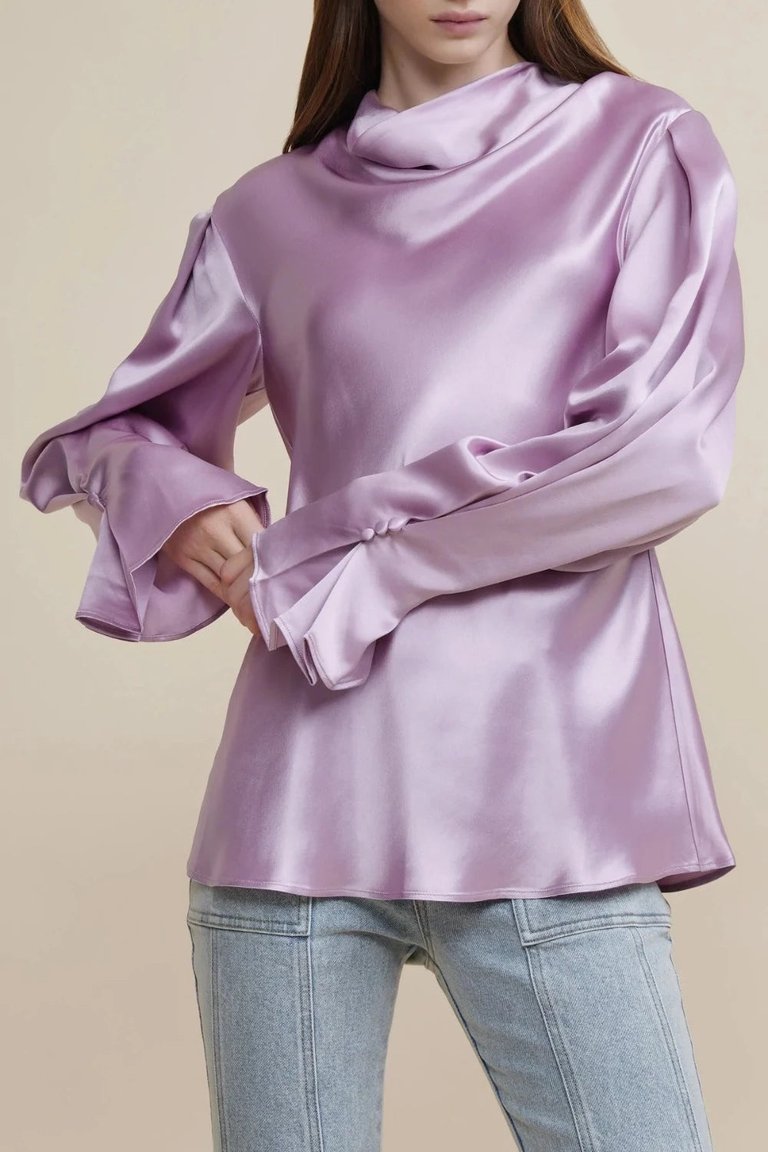 Woodbine Blouse (Final Sale) - Lilac