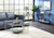 ACME Adelrik Sofa Table, Glass & Chrome Finish