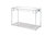 ACME Asbury Console Table, Mirrored, Chrome