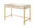 ACME Canine Writing Desk, Smoky Mirrored and Champagne Finish