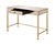 ACME Canine Writing Desk, Smoky Mirrored and Champagne Finish