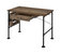 ACME Endang Writing Desk, Weathered Oak & Black Finish