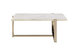 ACME Feit Coffee Table, Faux Marble & Champagne