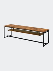 ACME Jurgen TV Stand, Oak & Black