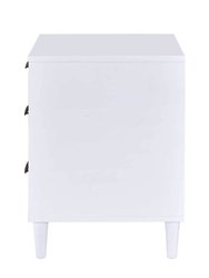 ACME Lurel Accent Table, White & Weathered Oak