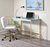 ACME Midriaks Writing Desk, Baby Blue & Gold Finish