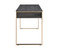 ACME Perle Vanity Desk w/USB, Champagne Gold & Black Finish