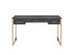 ACME Perle Vanity Desk w/USB, Champagne Gold & Black Finish