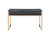 ACME Perle Vanity Desk w/USB, Champagne Gold & Black Finish