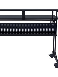 Acme Suitor Music Recording Studio Desk, Yellow & Black