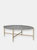 ACME Tainte Coffee Table, Faux Marble & Champagne Finish